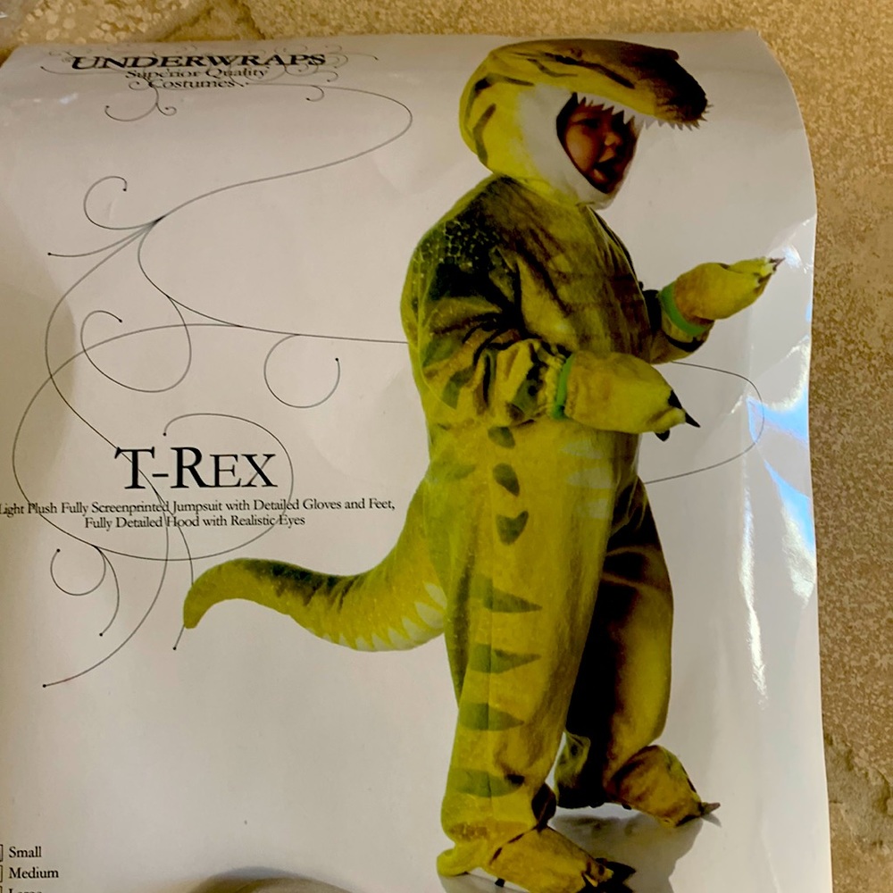 T REX little boy costume